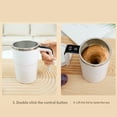 thumbnail image 4 of Mélangeur Électrique Portable Rechargeable pour Café en Acier Inoxydable, 4 of 8