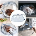 thumbnail image 2 of UPGRATOR Food Storage Microwave Oven Cover Blue Reusable 1Pack, 2 of 8
