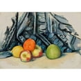 thumbnail image 3 of Cezanne, Paul 18x14 Black Modern Framed Museum Art Print Titled - Apples and Cloth, 3 of 5