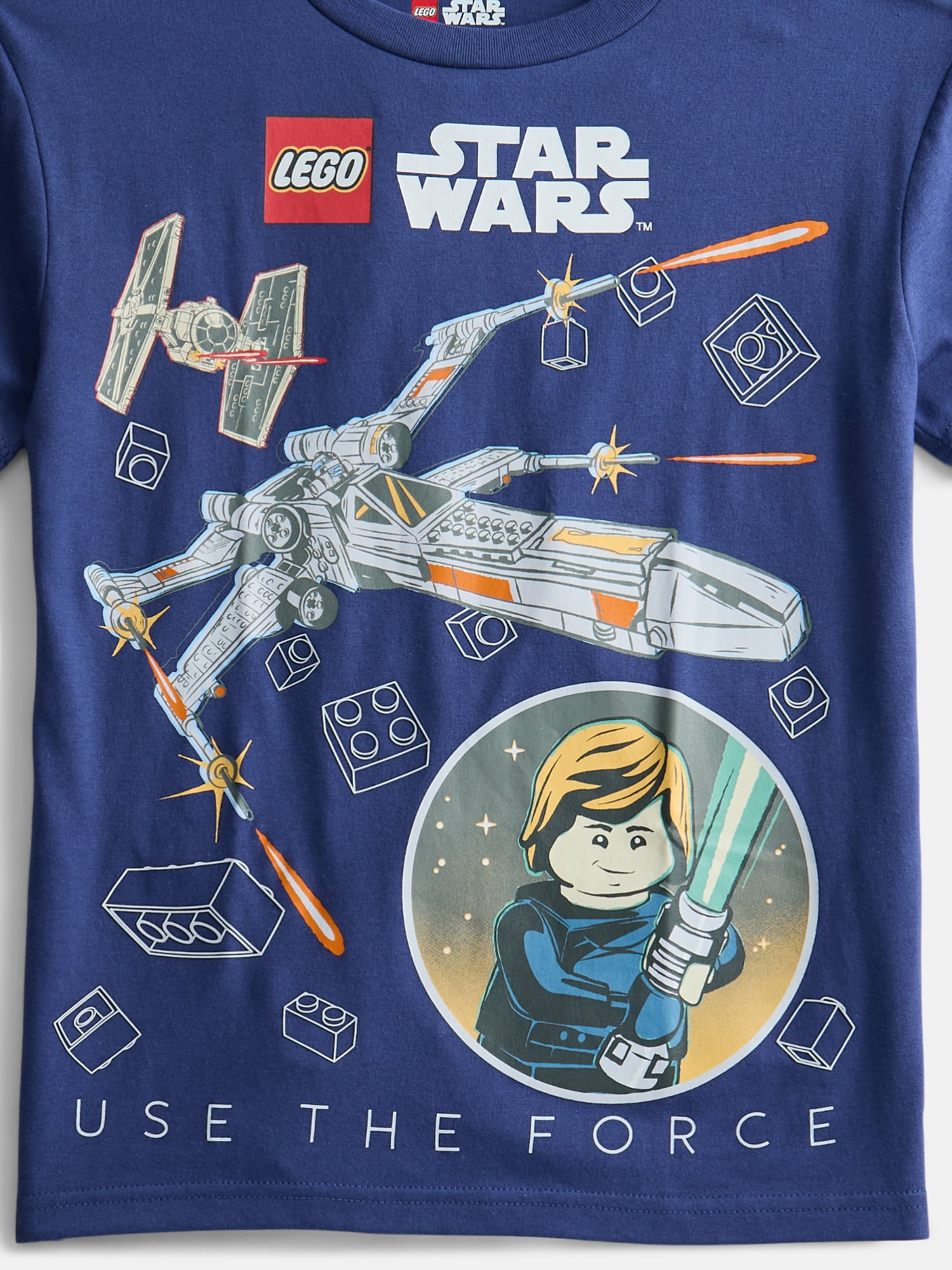LEGO® Star Wars Boy’s Graphic Crewneck Tee with Short Sleeves, Sizes 4-18