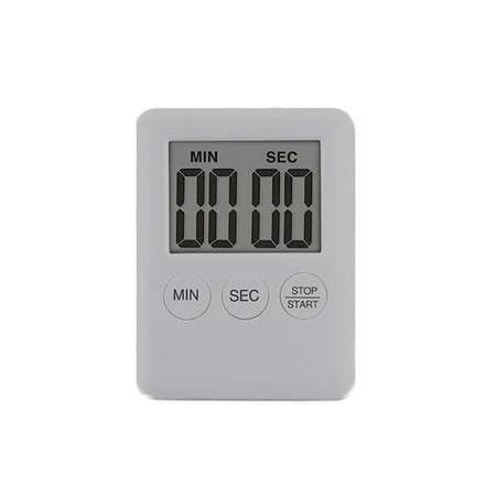 

GYMNASTIKA Digital Timer Magnetic Square LCD Digital Timer Kitchen Cooking Countdown Alarm Clock Tools