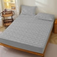 thumbnail image 5 of Tgbvmt Winter Warm Fitted Mattress Protector, Soft and Breathable Quilted Fitted Sheet, Non-Slip, Keeps Your Bed Fresh and Comfortable, Ideal for Winter and All-Season Use, Machine Washable, 5 of 7