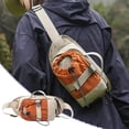 thumbnail image 2 of Water Bottle Holder with Strap, Insulation Water Bottle Carrier Bag with Phone Pocket, Crossbody Water Bottle Holder for Hiking Walking White, 2 of 6