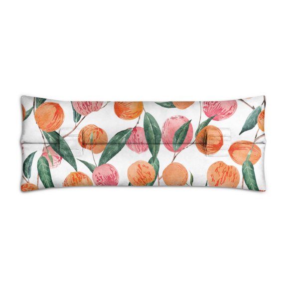 Peach Lover Seat Belt Pillow Juicy Kawaii Fruit Design, Soft Pink Summer Aesthetic for Post-Surgery Recovery (Cute & Supportive)