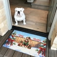 thumbnail image 2 of Merry Christmas Woofmas Xmas Noel Afghan Hound Elf Candy Cane Snow Doormat Dog Lover Indoor Outdoor Welcome Mat - 13017, 2 of 5
