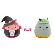 Squishmallow Official Kellytoy Halloween Squad Plush (Wexla & Johanna Flip A Mallow