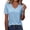 #16Light Blue, variant on ByworldtasicNo Boundaries Womens Summer Tops V Neck Short Sleeve Shirts Dressy Casual Tunic Blouses