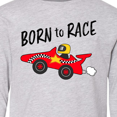 thumbnail image 4 of Inktastic Born to Race Red Race Car Long Sleeve Youth T-Shirt, 4 of 5