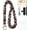 Leopard Print, variant on Scrunchie Lanyard for ID Badges and , Teacher Lanyard for , Soft Satin  Strap Lanyard, Stretchy Lanyards with ID Holder and 2 Badge Holders for  & Office - 19-30"