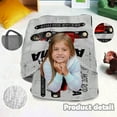 thumbnail image 3 of KAINSY Custom Toddler Nap Mat, Personalized Name Nap Mats for Daycare Preschool Kindergarten Car Series Portable Sleeping Bag with Pillow and Blanket for Kids Boys Girls Easy Roll Up Vintage Racers, 3 of 8
