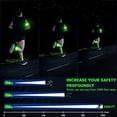 thumbnail image 2 of Brazalete LED recargable con bandas reflectantes de alta visibilidad para running ciclismo y caminatas nocturnas ajustable para hombres mujeres y niños, 2 of 7