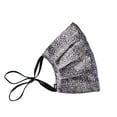 thumbnail image 2 of Slip Reusable Double-Sided Face Covering Silk Face Mask, Leopard, 2 of 3