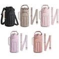 thumbnail image 5 of Insulated Water Bottle Sleeve With Zipper Pocket And Adjustable Strap For 18-64 Oz Cups Leakproof Portable Hydration Carrier, 5 of 9