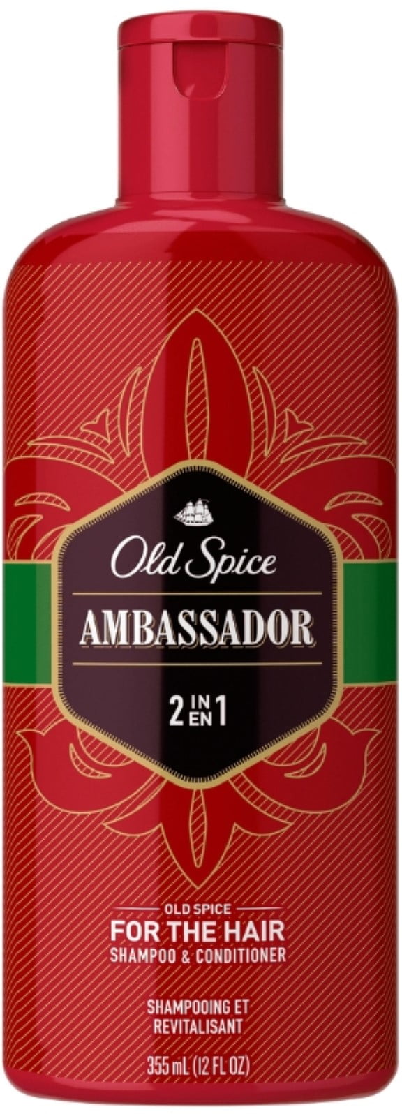 Old Spice Ambassador 2 In 1 Shampoo and Conditioner 12 oz - (Pack of 2)