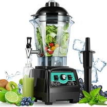 Trumoontree Countertop Blender, 202 oz 6L, G7600, 2800W Professional Smoothie Mixer, Black, Automatic Cleaning, for fruit veggie