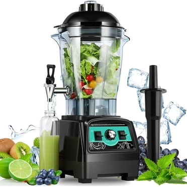Trumoontree Countertop Blender, 202 oz 6L, G7600, 2800W Professional Smoothie Mixer, Black, Automatic Cleaning, for fruit veggie