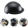 thumbnail image 2 of Juego de gafas para casco de perro, casco para mascotas, gafas de sol para perros, sombrero de seguridad ajustable para motocicleta (hy), 2 of 5