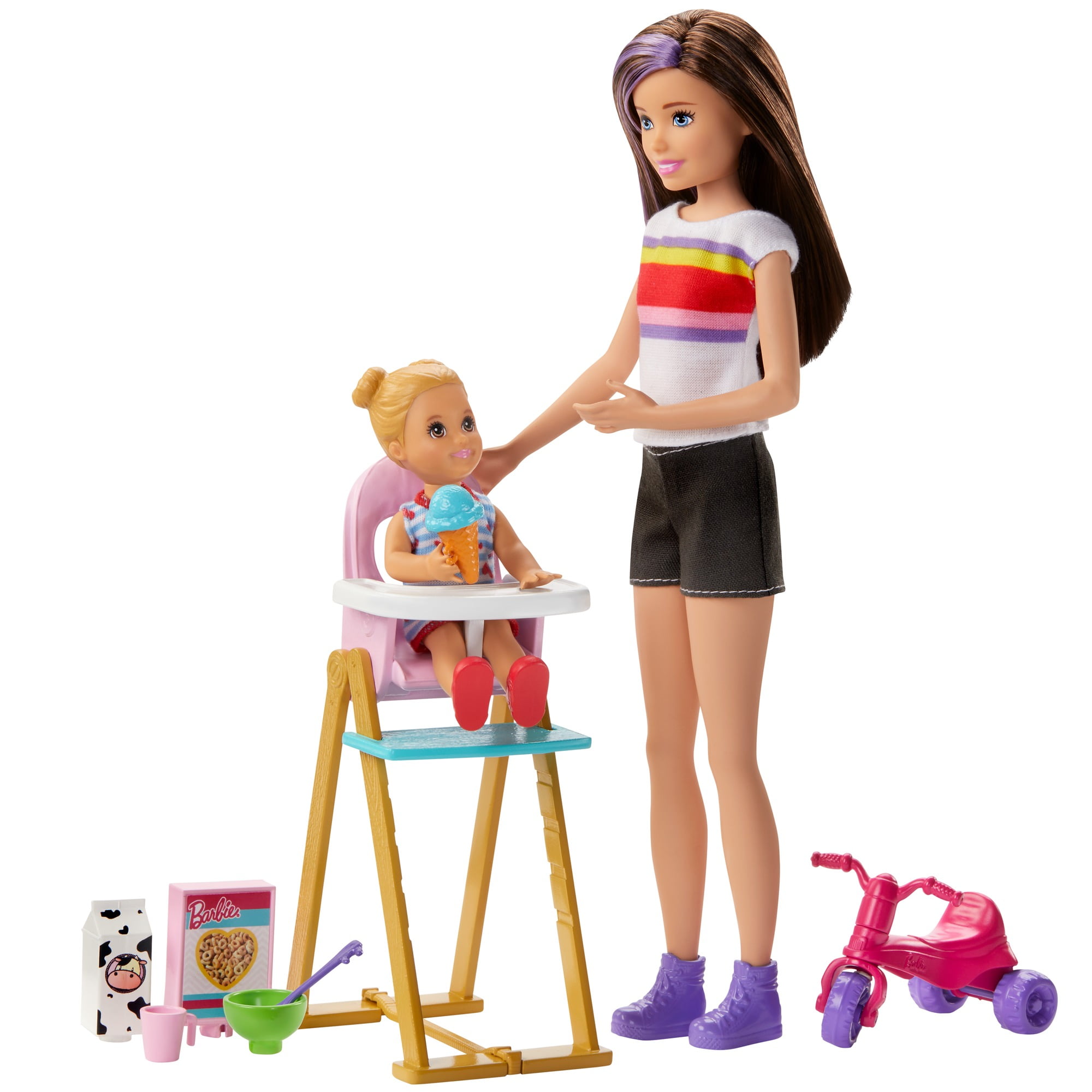 Barbie babysitter set