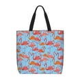 thumbnail image 1 of Easygdp Flamingo Bolsa Tote para Mujer, Bolso de Hombro para Trabajo, Playa, Viajes, Compras y Supermercado, 1 of 7