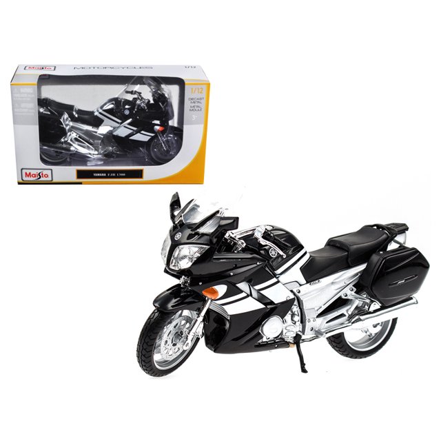 2006 Yamaha FJR 1300 Black Bike 1/12 Motocicleta de Maisto Maisto 31107