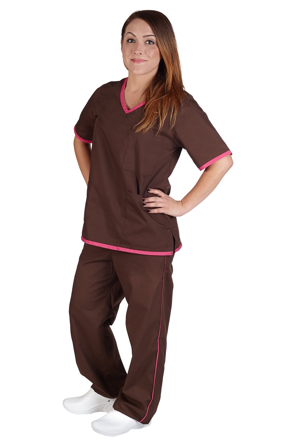 M&M Scrubs M&M Scrubs FREE SHIPPING Unisex Two Tone Scrub Set