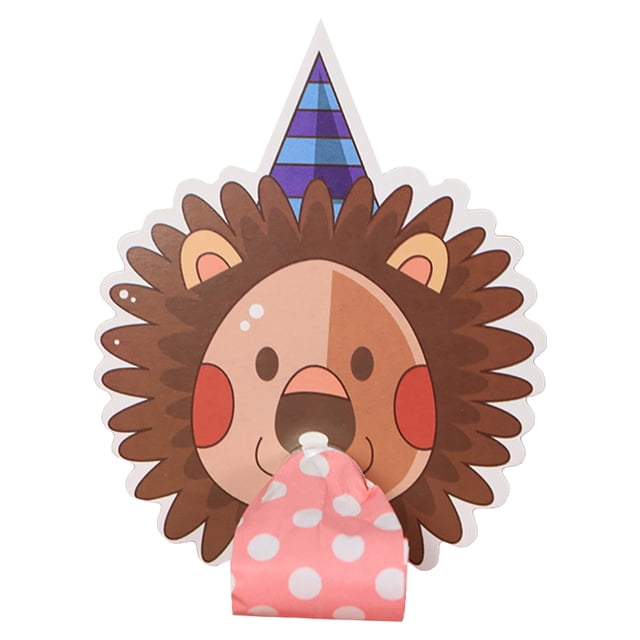 10PCS Kids Party Blowouts Lovely Cartoon Party Noisemaker Birthday Party Favors