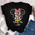 thumbnail image 4 of Camiseta de algodón para niños, divertida camiseta de Disney Trip 2024 con estampado de Mickey Minnie Y2k, ropa para niño y niña, camisetas de manga corta de verano para bebé, 4 of 5