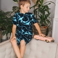 thumbnail image 4 of Balery Lightning Conjunto de Pijama Infantil de Manga Corta con Estampado – Ropa de Dormir de Algodón Suave-Small, 4 of 6