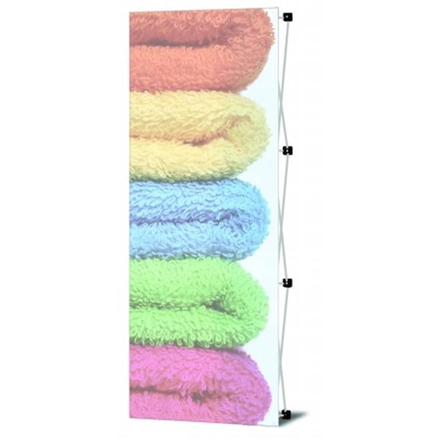 Testrite Produits Visuels PFK13 Presto Cadres Pop-Up 1X3 Presto Pop-Up - Argent