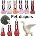 thumbnail image 2 of QHUDLV Reusable Waterproof Chicken Diapers for Hens Ducks Adjustable Poultry Cloth, 2 of 8