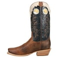 thumbnail image 3 of Roper Mens Ride Em Cutter Embroidered Square Toe Pull On Cowboy  Mid Calf B, 3 of 5