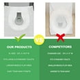 Skycase 50 Pack Toilet Seat Covers Paper Flushable,Travel Disposable