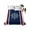 Blue, variant on Navy Blue Red Stripe King Size Flat Sheet, Wrinkleproof & Fadeproof Cooling Flat Bed Sheet Only, Coastal Nautical Rudder Farmhouse Breathable Soft Bedding Top Sheets 105 x 98 Inches