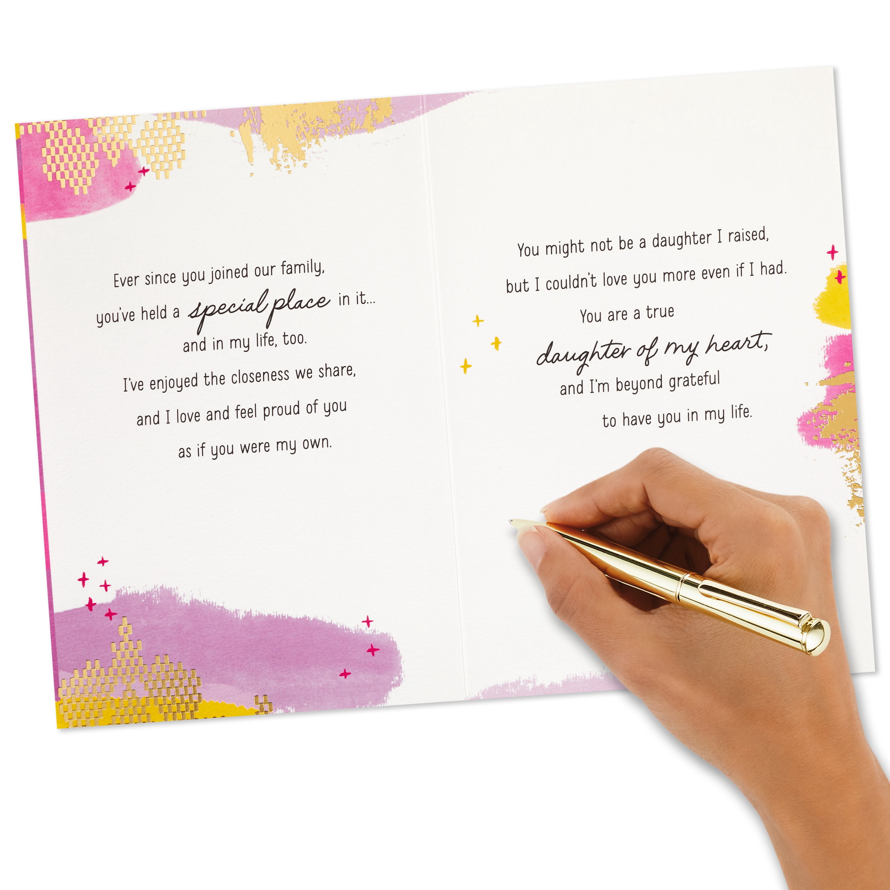 Hallmark Birthday Card for Daughter-in-Law (You're a True Daughter of My Heart)