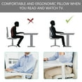 thumbnail image 4 of BALAHAPY 1Ud Cojín Lumbar Negro Respirables Para Oficina Y Hogar Con Desmontable Y Soporte Ergonómico, 4 of 5
