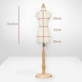 thumbnail image 2 of HILABEE Mini Draping Stand Adjustable Mini Cloth Gown Holder Stand for Display Display Women 33.5cm Marking, 2 of 7