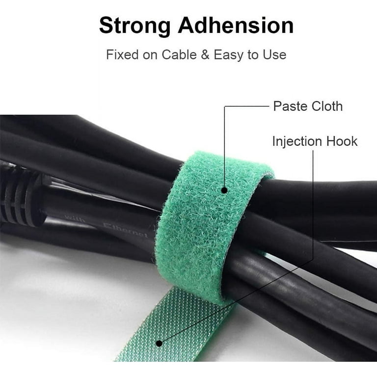 Reusable cable straps wire ties pack trilancer adjustable cord fastener cable organizer deals