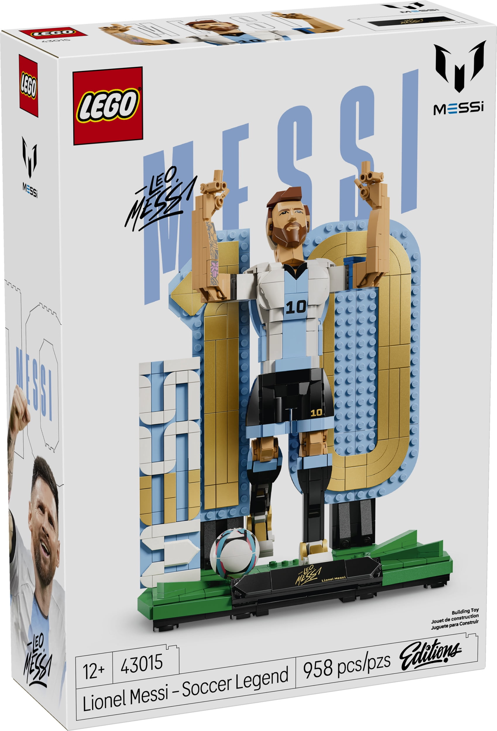 LEGO Editions Lionel Messi - La légende du soccer 43015