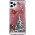 thumbnail image 3 of Liquid Christmas Case for iPhone 14 Pro Max,Cute Christmas Tree Santa Elk Flowing Floating Moving Glitter Bling Sparkle Clear Shockproof Women Girls Case for iPhone 14 Pro Max 6.7 Inch (Gold), 3 of 4