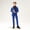 Royal-Blue-5pcs, variant on Lycody 4pcs Boys Slim Fit Tuxedo Suit Shawl Lapel One Button Tuxedo Slim Fit Premium,for Boys Wedding Outfit Blazer Coat  Pants Set with Bow Tie