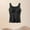 Black, variant on Wensltd Elastic Tank Top for Women Seamless Printed Pattern Built In Bra Sleeveless Thermal Top Multicolor