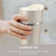 thumbnail image 5 of Ninja Sip Perfect 16oz. Travel Mug, Leak Proof Stainless Steel Insulated Tumbler for Hot Drinks, Tan, 5 of 8