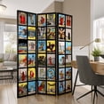 thumbnail image 6 of Oriental Furniture Tall Double Sided Tarot Canvas Room Divider, 6', 6 of 6