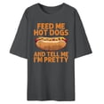 thumbnail image 4 of CONZONE Mens Tshirts Short Sleeve T-Shirts for Men Crew Neck Funny Hotdog Graphic Casual Summer Tee Tops, 4 of 4