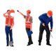 thumbnail image 4 of Figuras en miniatura a escala 1/64, simulación de construcción, obreros de construcción, figuras de obreros pintadas para decoración de dioramas. Estilo A, 4 of 8