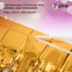 thumbnail image 3 of Telón de fondo de cortina de aluminio dorado zincado de 1 x 2 m para decoración de fiestas, 3 of 3
