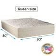 thumbnail image 2 of DS USA Beverly Hills Firm Foam Encased Eurotop (PillowTop) Mattress Only - Fully Assembled, Quilted Fabric, Orthopedic, Longlasting Comfort by Dream Solutions USA (Queen 60" x80" x13"), 2 of 6