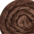 thumbnail image 3 of HomeRoots 531207 Knitted Polyester Solid Color Plush Throw Blanket, Taupe, 3 of 9