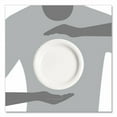 thumbnail image 3 of Bare Eco-Forward Clay-Coated Paper Plate 9", WH, Rnd, Mdmwgt, 125/Pk, 4 PK/CT, 3 of 8