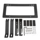 thumbnail image 4 of Soporte de montaje de marco para matrícula delantera de coche, reemplazo de aleación de aluminio para Tesla modelo Y 2017-2022, negro, 4 of 14